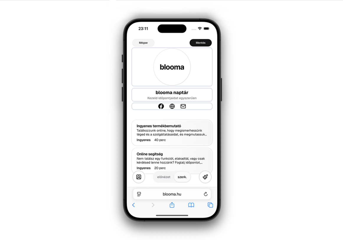 Oldalam tervező példa